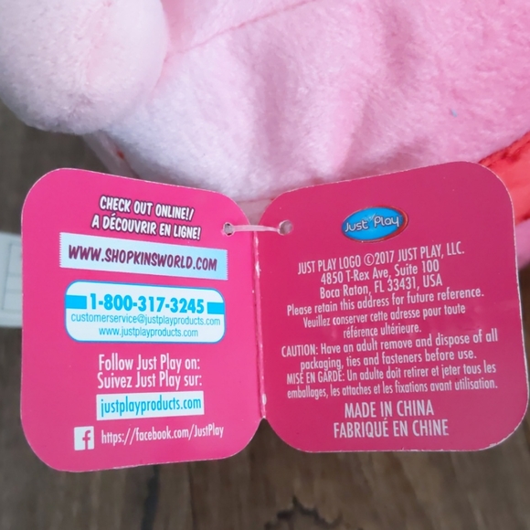 Shopkins | Toys | Nwt Shopkins Miss Pressy Valentine Plush | Poshmark